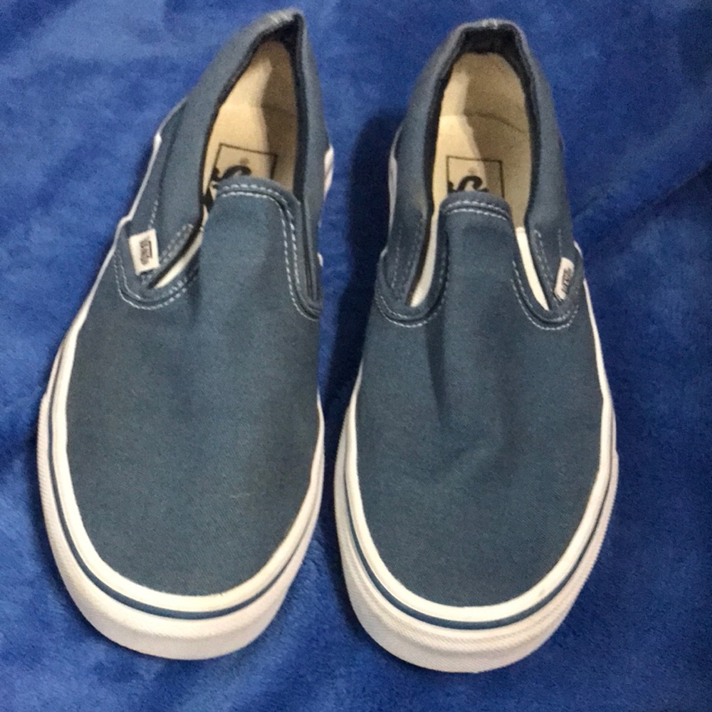 Vans in dark aqua lightly worn size 7 1/2